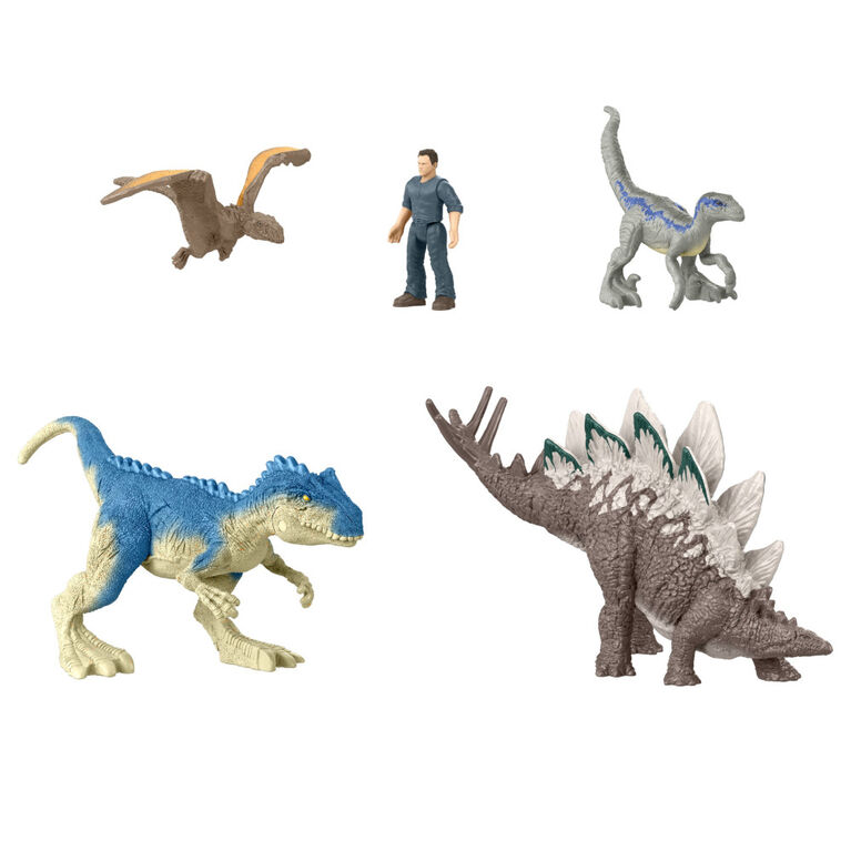 Jurassic World - Minis - Coffret Multiple - Figurines - Coffret Cargo Chaotique