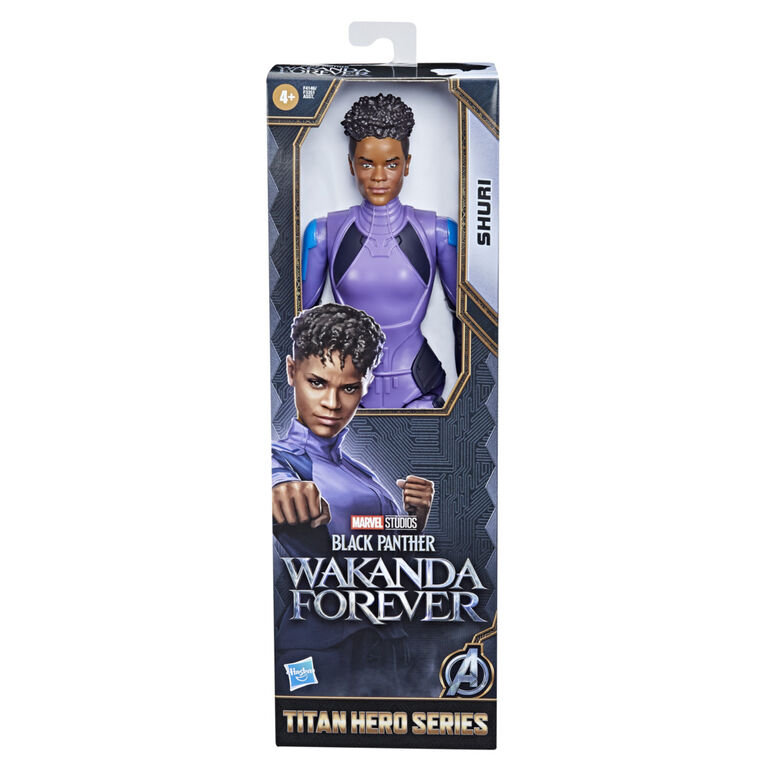 Marvel Studios' Black Panther: Wakanda Forever Titan Hero Series Shuri Toy, 12-Inch-Scale Action Figure