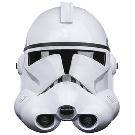 Star Wars The Black Series Phase II Clone Trooper Premium Electronic Helmet, The Clone Wars Collectible