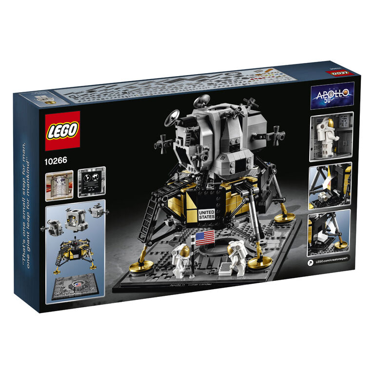 LEGO Creator Expert NASA Apollo 11 Lunar Lander 10266 (1087 pièces)