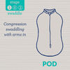 SwaddleMe® 2PK Pod I HEART YOU STAGE 1