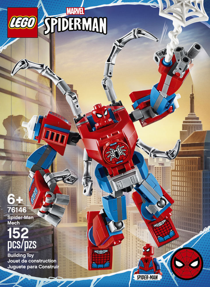Spiderman best sale robot lego