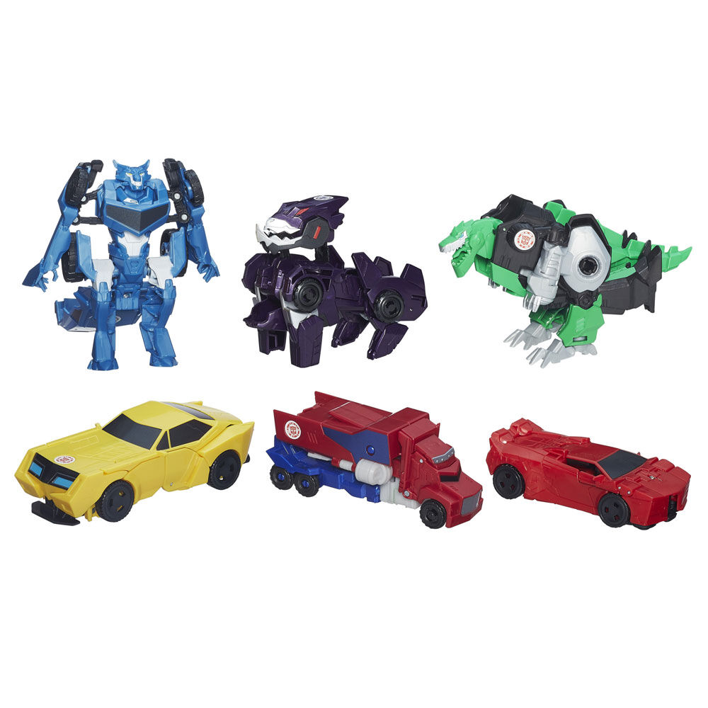 Transformers Robots in Disguise One Step Collection 6 Pack Action Figures