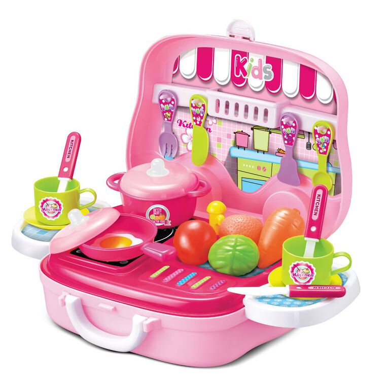 Ensemble de cuisine portatif pour enfants par Toy Chef.