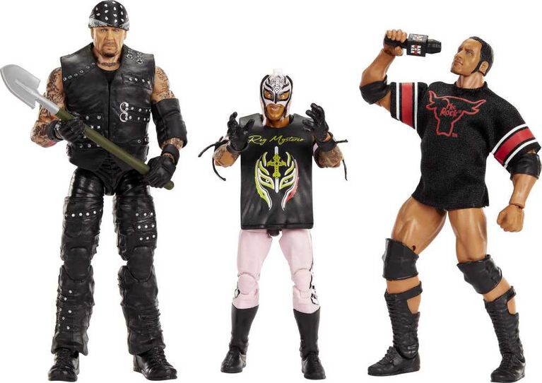 WWE-Coffrets de figurines et accessoires Élite Grands Champions