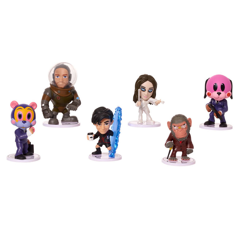 Figurine Stylisée de 6 cm (2,5 pouces) à Collectionner de Umbrella Academy - Pogo - Notre exclusivité