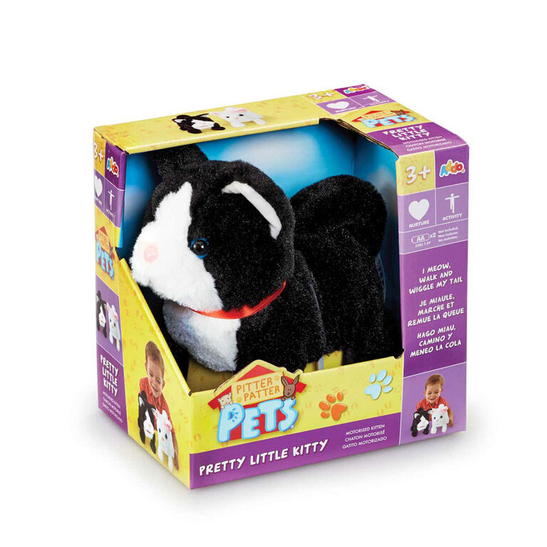 Pitter Patter Pets Pretty Little Kitty Black and White Toys R Us Canada