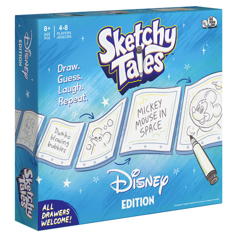 Disney Sketchy Tales, The Magical Disney Drawing Game