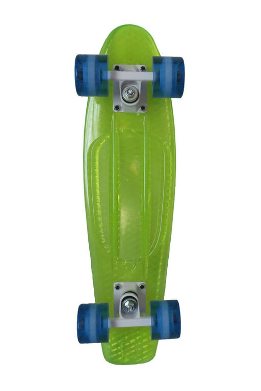 Sport Runner 225 skateboard transparent - vert - Notre exclusivité