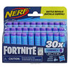 Recharge de 30 fléchettes Elite Nerf Fortnite officielles pour blasters à fléchettes Elite Nerf Fortnite