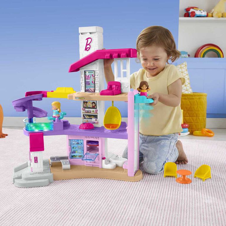 Fisher-Price Little People Barbie Little DreamHouse Playset - English and French