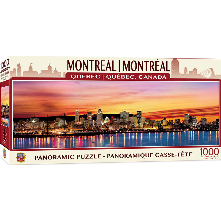 Masterpieces Puzzle Company Blakeway Panoramas - Montreal 1000 Piece Panoramic Puzzle