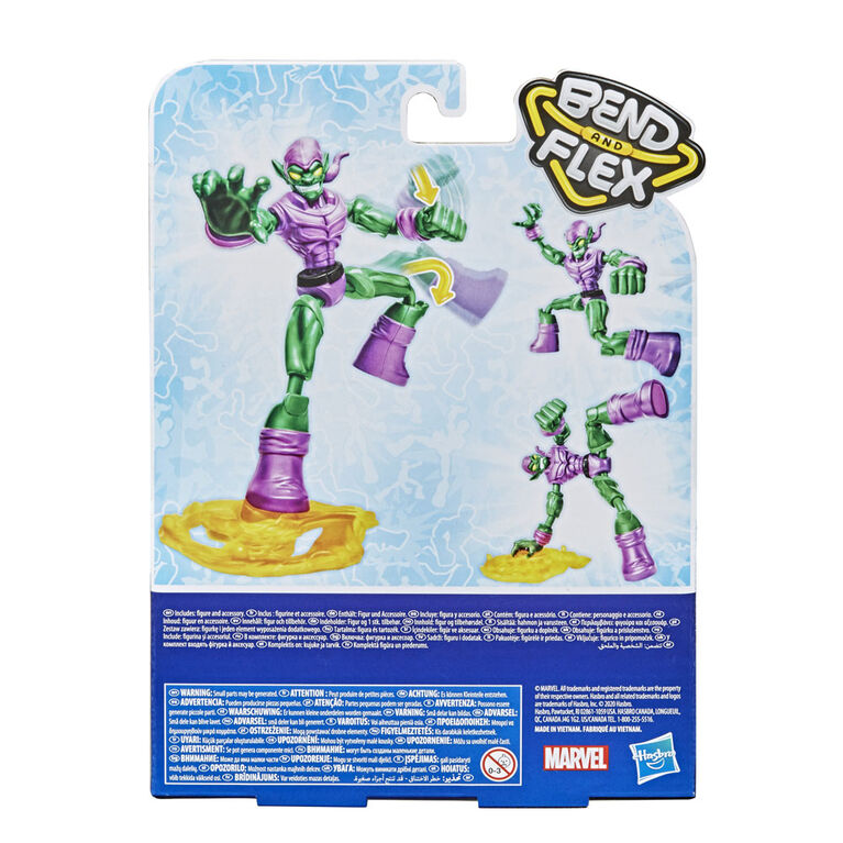 Marvel Spider-Man Bend and Flex Green Goblin Action Figure Toy