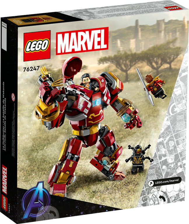 LEGO Marvel The Hulkbuster: The Battle of Wakanda 76247 Building Toy Set (385 Pieces)