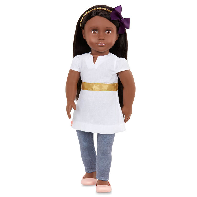 Our Generation - Doll w/Tunic & Beaded Headband, Visala