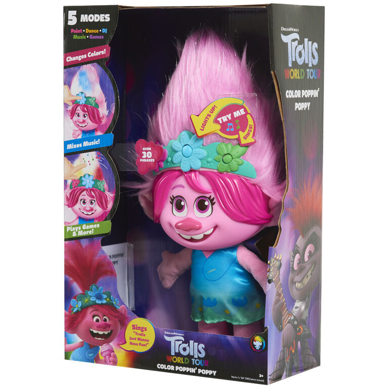 DreamWorks Trolls World Tour Color Poppin' Poppy