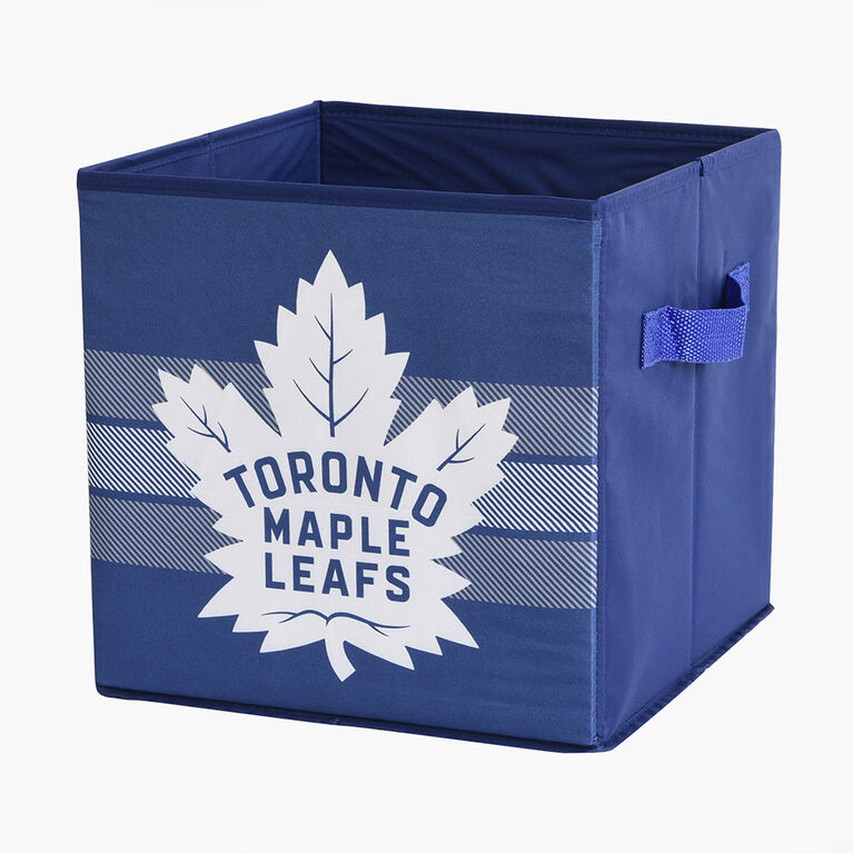 NHL Toronto Maple Leafs Foldable Storage Basket Bin Containers (Pack of