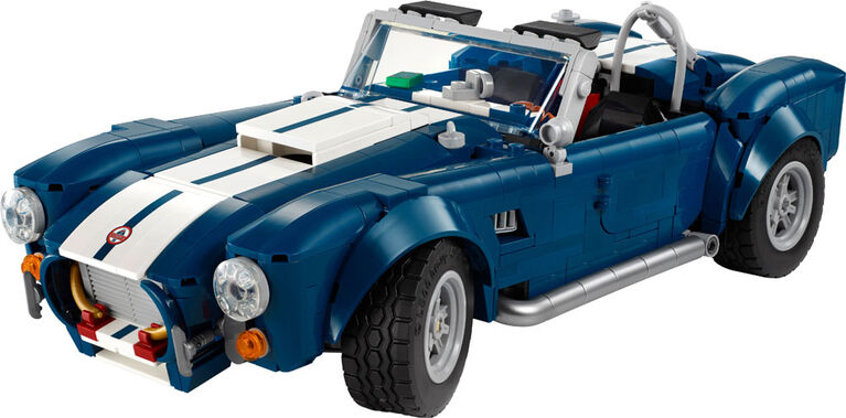 LEGO Icons Shelby Cobra 427 S/C, Objet D&eacute;coratif pour la Maison ou le Bureau, Ensemble de Mod&egrave;le de Voiture pour Adultes 10357