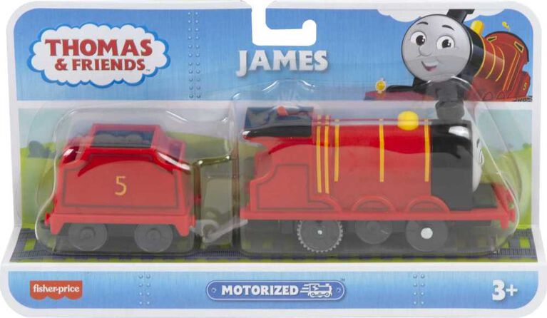 Thomas et ses amis Locomotive James motorisée et wagon