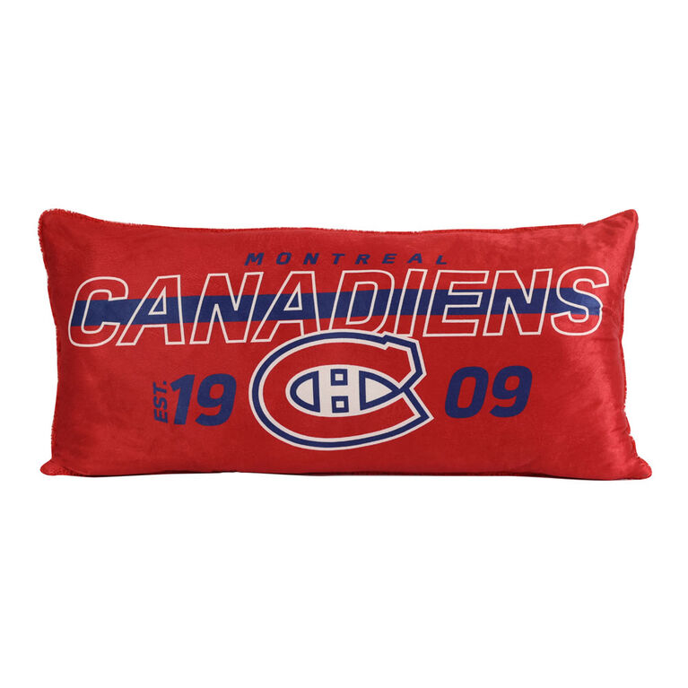 NHL Montreal Canadiens Body Pillow, 18" x 36"