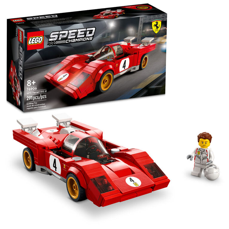 LEGO Speed Champions 1970 Ferrari 512 M 76906 Building Kit (291Pieces)