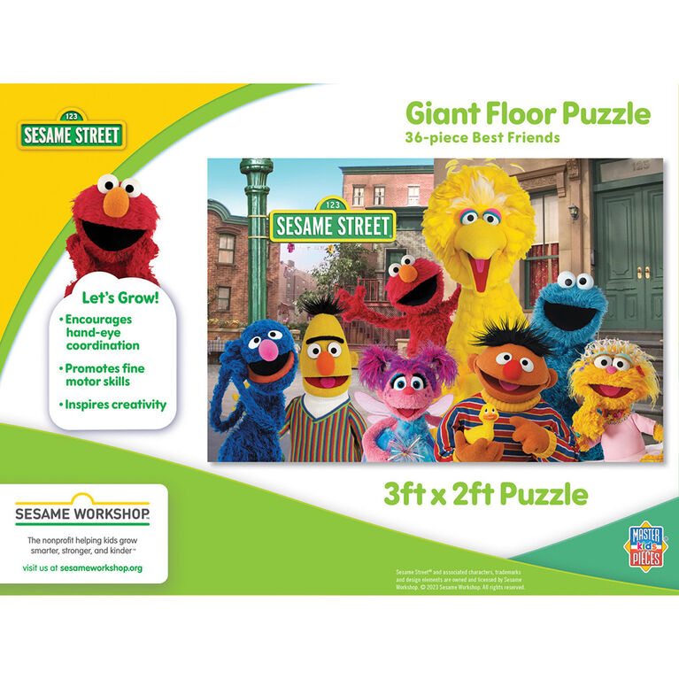 Masterpieces Puzzle Company Sesame Street - Best Friends 36 Piece Kids Puzzle - English Edition