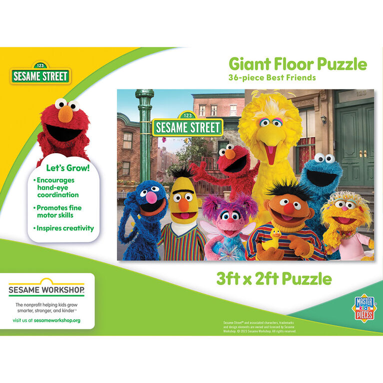 Masterpieces Puzzle Company Sesame Street - "Best Friends" Casse-Tête D'Enfants De 36 Pièces - Édition Anglaise