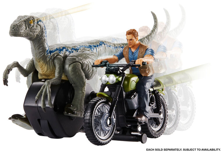 Jurassic World - Course de Dinos - Vélociraptor "Blue».