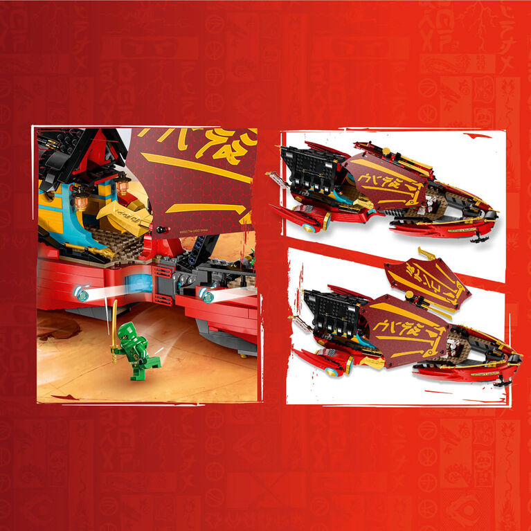 LEGO NINJAGO Destiny's Bounty - Race Against Time 71797 Building Toy Set (1,739 Pcs)