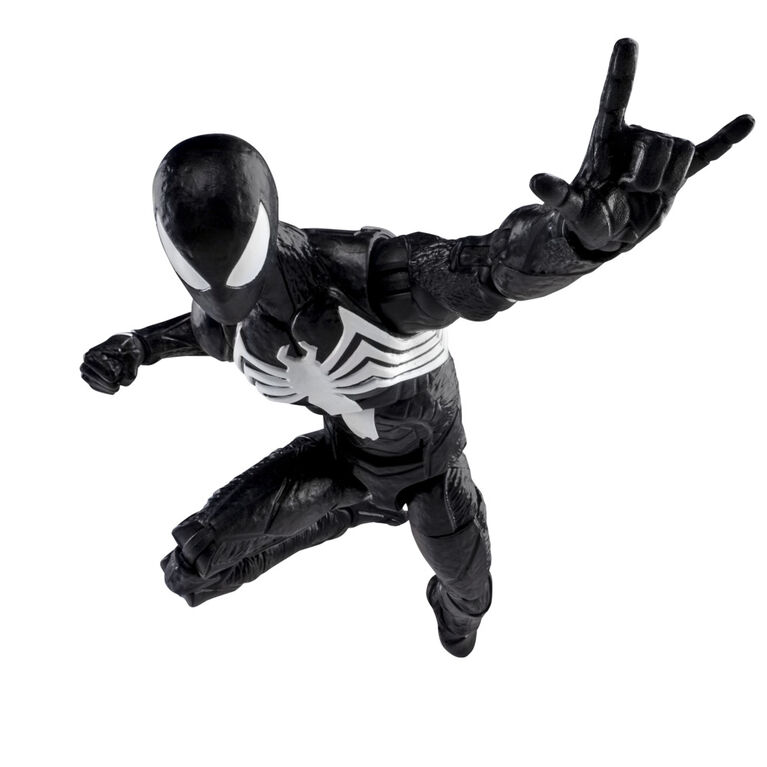 Marvel Legends Series Gamerverse Peter Parker Black Suit Spider-Man Action Figure