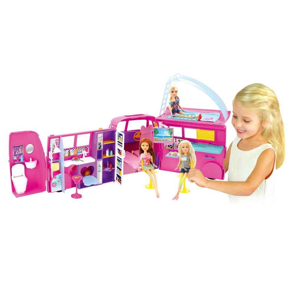 sparkle doll camper van