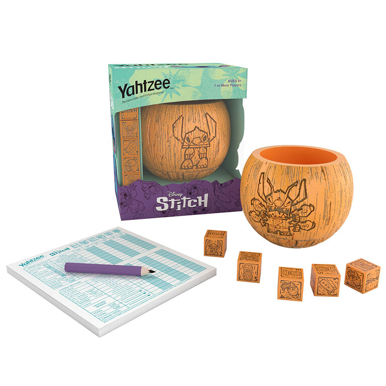 USAopoly YAHTZEE Disney Stitch - English Edition