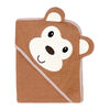 Baby Mode Signature Brown Monkey Hooded Towel and Mitt