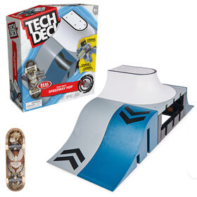 Tech Deck, Speedway Hop, X-Connect Park Creator, Customizable and Buildable Ramp Set with Exclusive Fingerboard