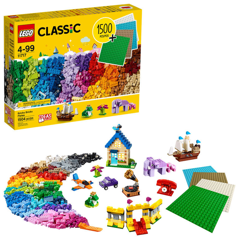 LEGO Classic Bricks Bricks Plates 11717 - R Exclusive (1504 pieces)