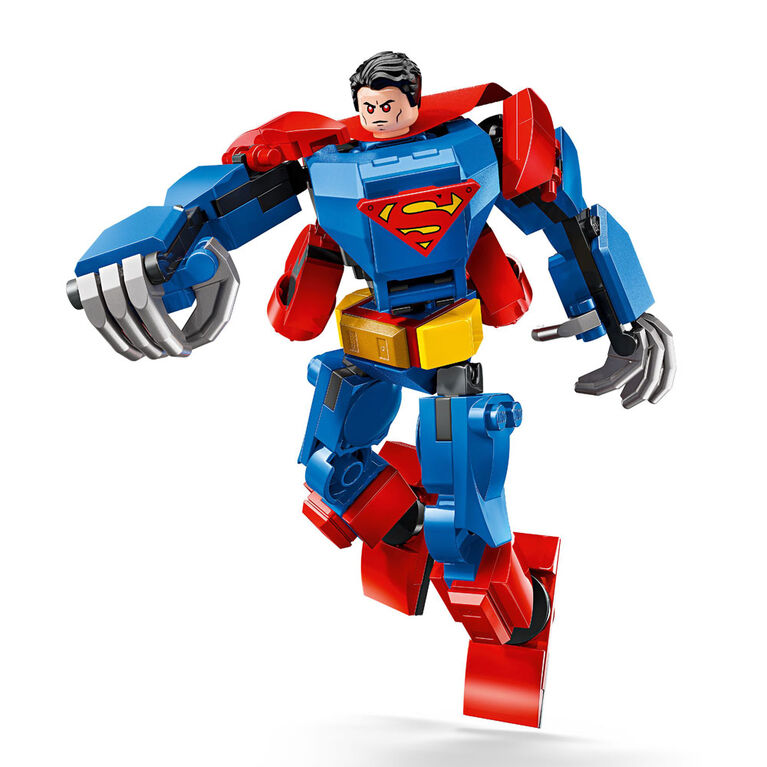 LEGO DC Superman Mech vs. Lex Luthor Building Toy - Buildable Action Figure - Superhero Gift - 76302