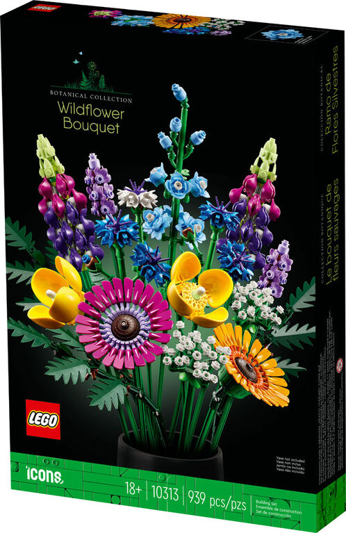 LEGO Icons Le bouquet de fleurs sauvages 10313 Ensemble de