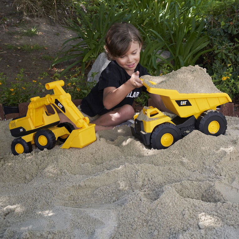 Cat Tough Rigs 2 Pack Dump Truck & Excavator