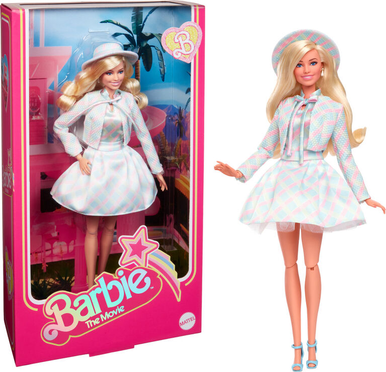 Barbie - Film - Poupée de coll. - Barbie, carreaux, Margot Robbie