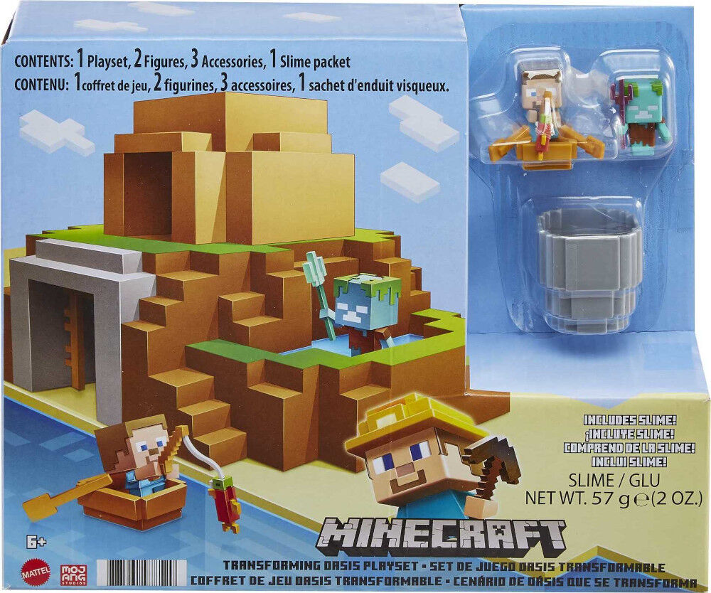 Minecraft mini 2025 figure environment set