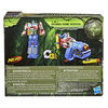 Transformers Toys Transformers: Rise of the Beasts Movie 2-in-1 Optimus Prime Blaster, 7-inch