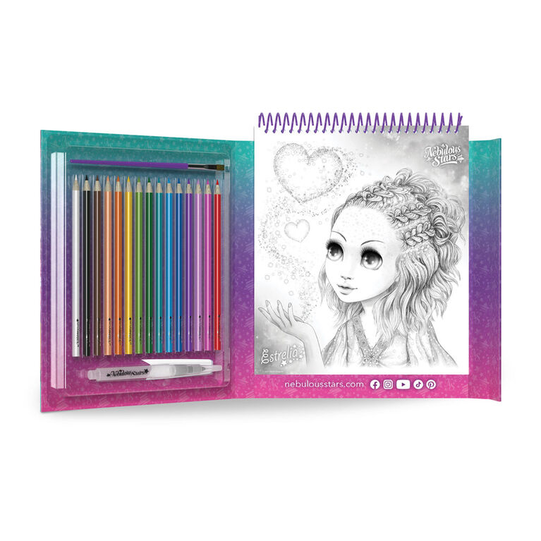 Nebulous Stars - Watercoloring book set