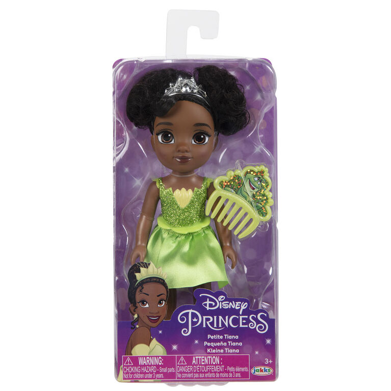 Petite Princesse Tiana de Disney de 6 pouces avec bustier moulé scintillant 