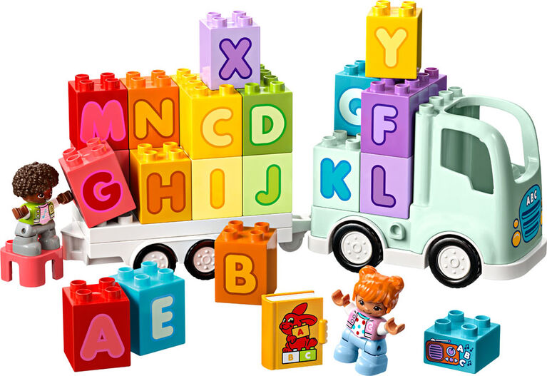 LEGO DUPLO Le camion alphabet; jeux pour enfants sur l'abc, jeux éducatifs 10421