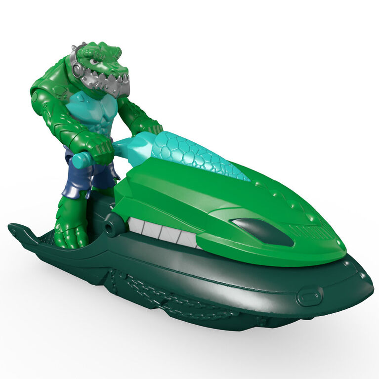 Fisher-Price Imaginext DC Super Friends - K Croc et Swamp Ski - Édition anglaise