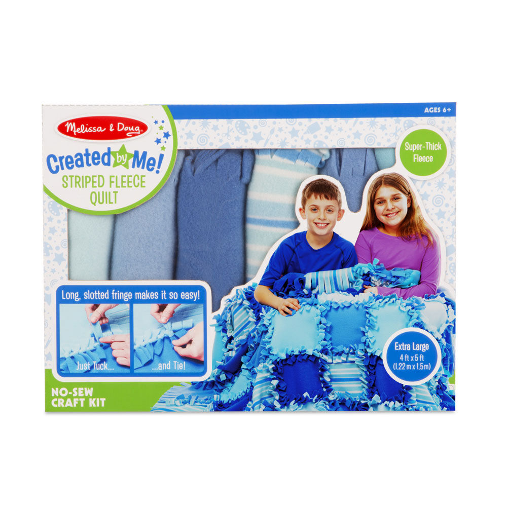Melissa and doug fleece quilt kit shop