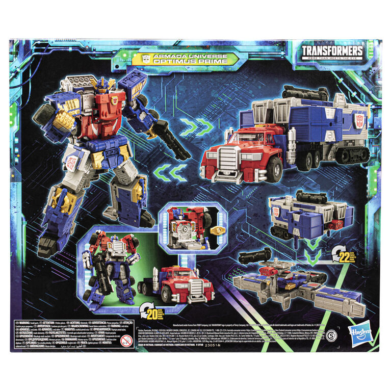 Transformers Legacy Evolution Commander Armada Universe Optimus Prime 7.5 Inch Action Figure