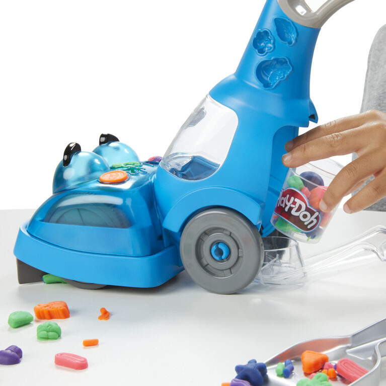 Play-Doh Zoom Zoom Vacuum and Cleanup Toy with 5 Cans of Modeling Compound, Non-Toxic