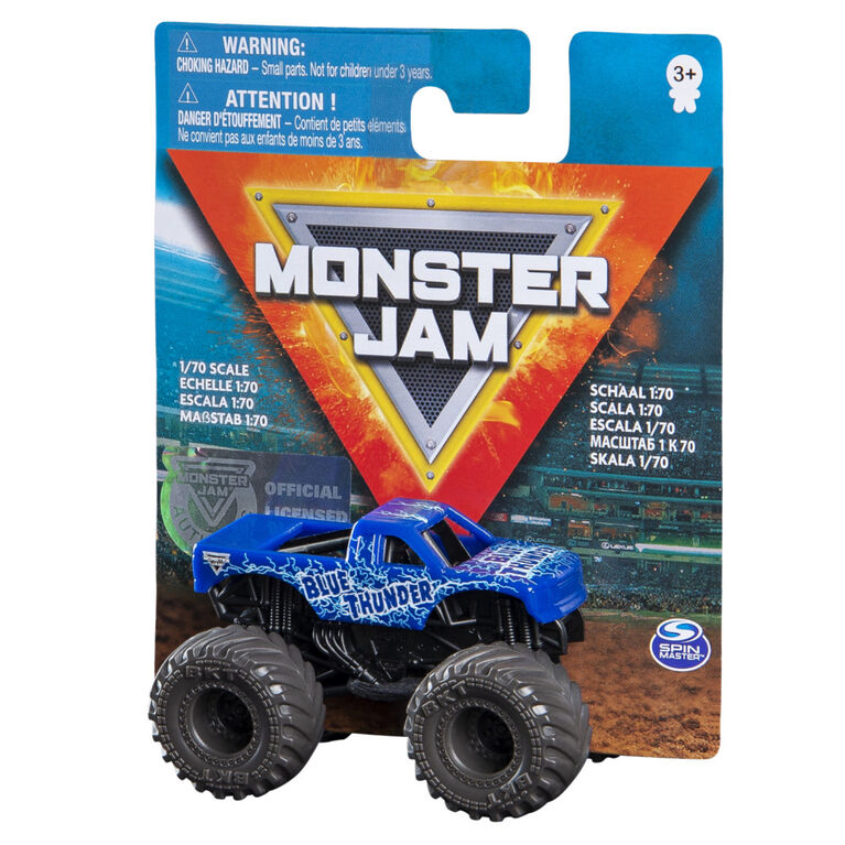 Monster Jam, Blue Thunder Monster Truck, 1:70 Scale