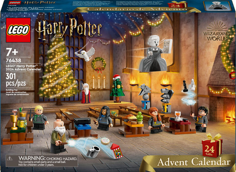 LEGO Harry Potter 2024 Advent Calendar, Holiday Countdown Gift, Toy Includes Harry Potter Figures, 76438